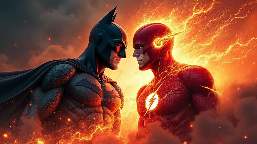 Batman VS Flash by CraziKings on DeviantArt