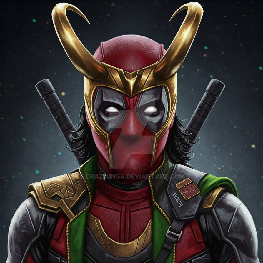 Loki Pool Marvel The Lokipool by CraziKings on DeviantArt