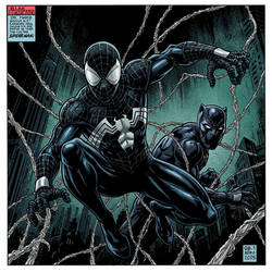 Black Spider-Man and Black Panther
