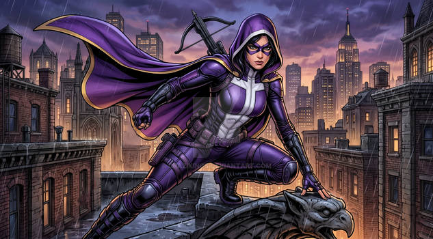 Huntress in Night Visit