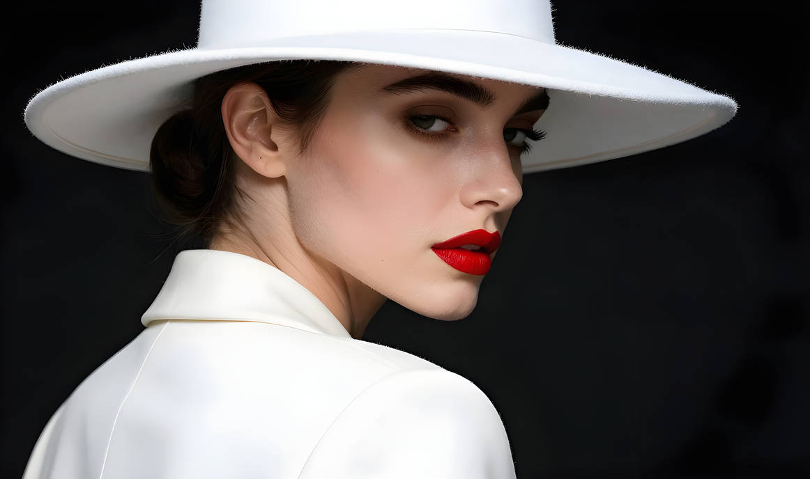 White Hat Portrait