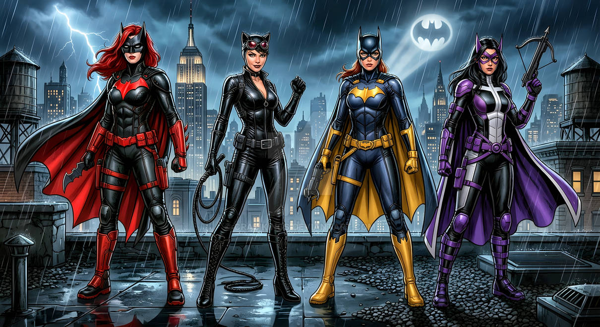 Girls of the Bat-Family (3 Pics)