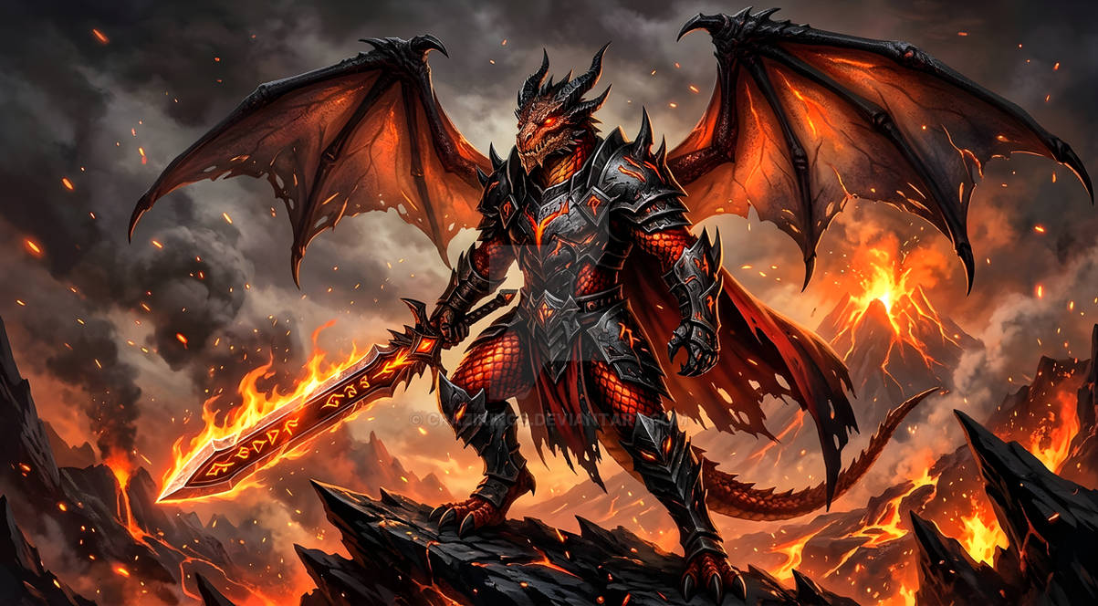 Fiery Dragon Warrior