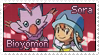 Sora and Bioyomon Stamp