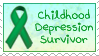 Childhood Depression Survivor Stamp