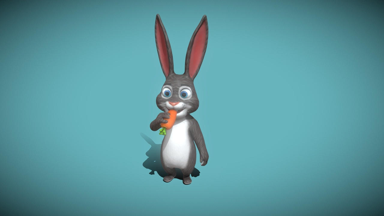 Cartoon-rabbit by 3dworld99 on DeviantArt