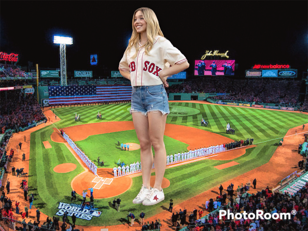 The Red Sox have been cursed by Sydney Sweeney @JackMacBarstool, sydneysweeney