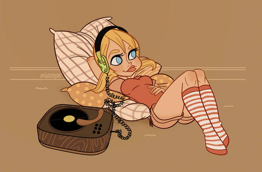 Record Girl Commission
