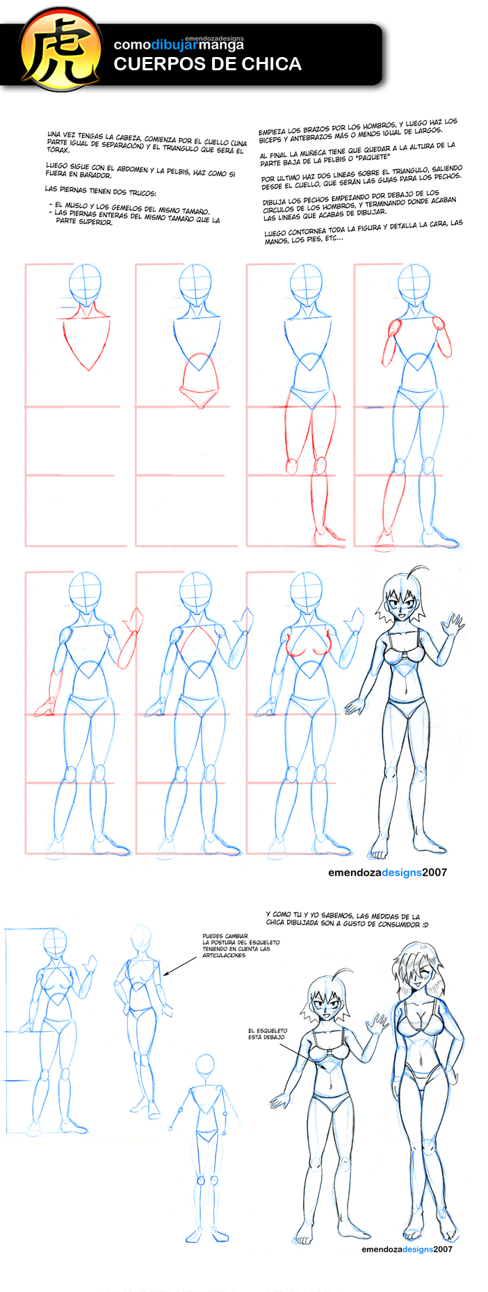 Cuerpos de Chica Manga by TORA-KUN on DeviantArt