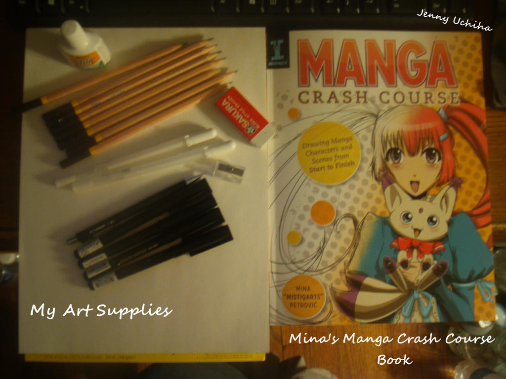 My Art Supplies and Mistiqarts Manga Crash Course by Levi-Ackerman-Heicho  on DeviantArt