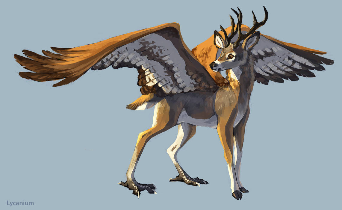 Peryton By Lycanium On DeviantArt