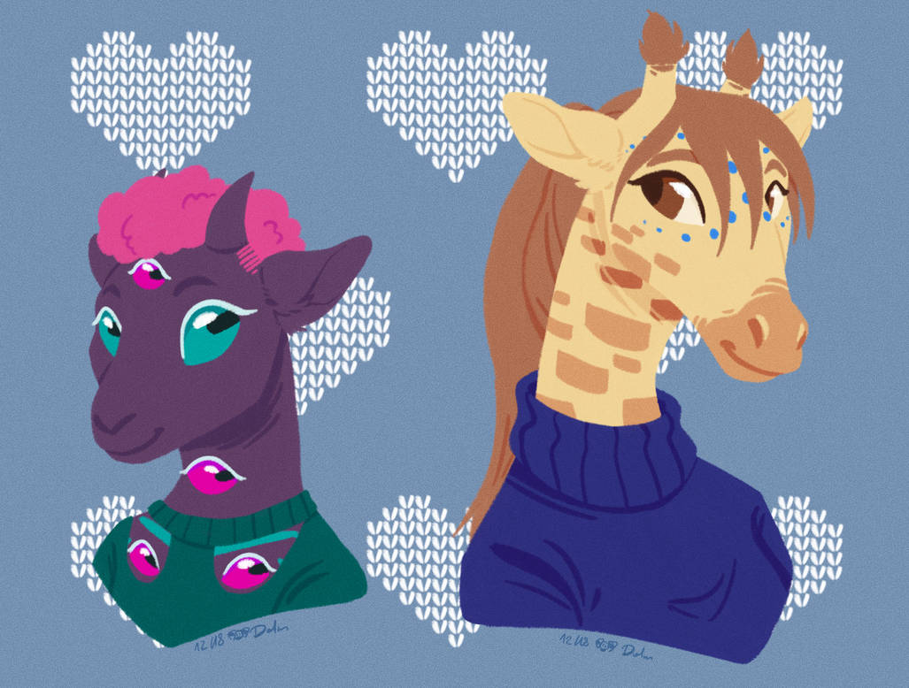 Hooved Character Hooved girls by TheDalmBuddy on DeviantArt