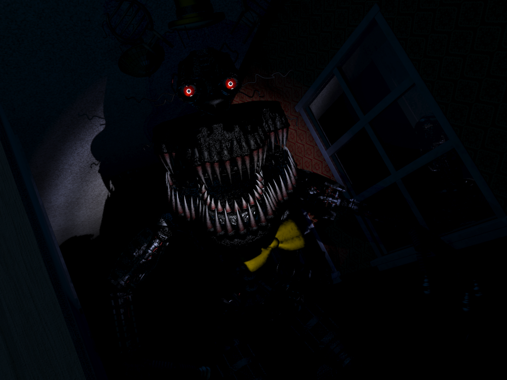 Five Nights at Freddy 's 4 Nightmare Toy Preto e branco, outros