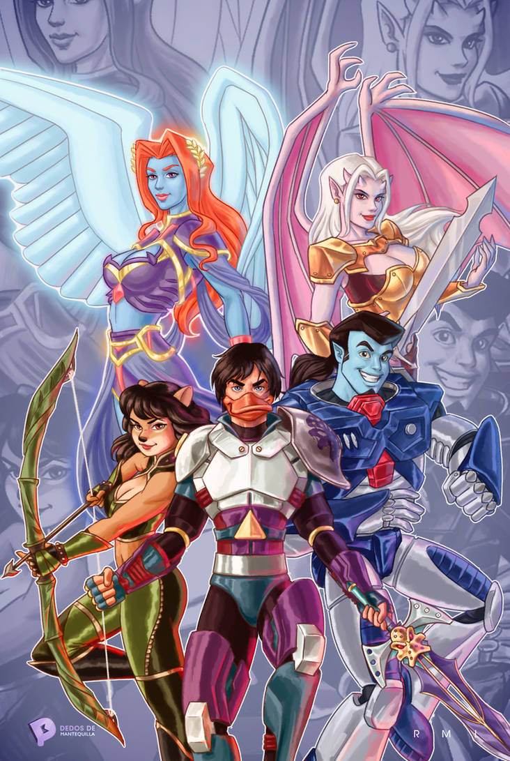 Commission - OC Characters by DedosDeMantequilla on DeviantArt