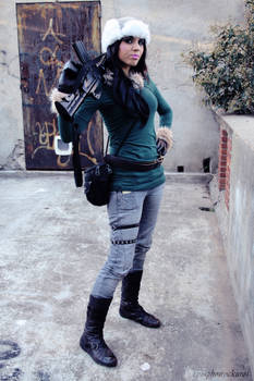 Caitlyn Arctic Warfare cosplay!