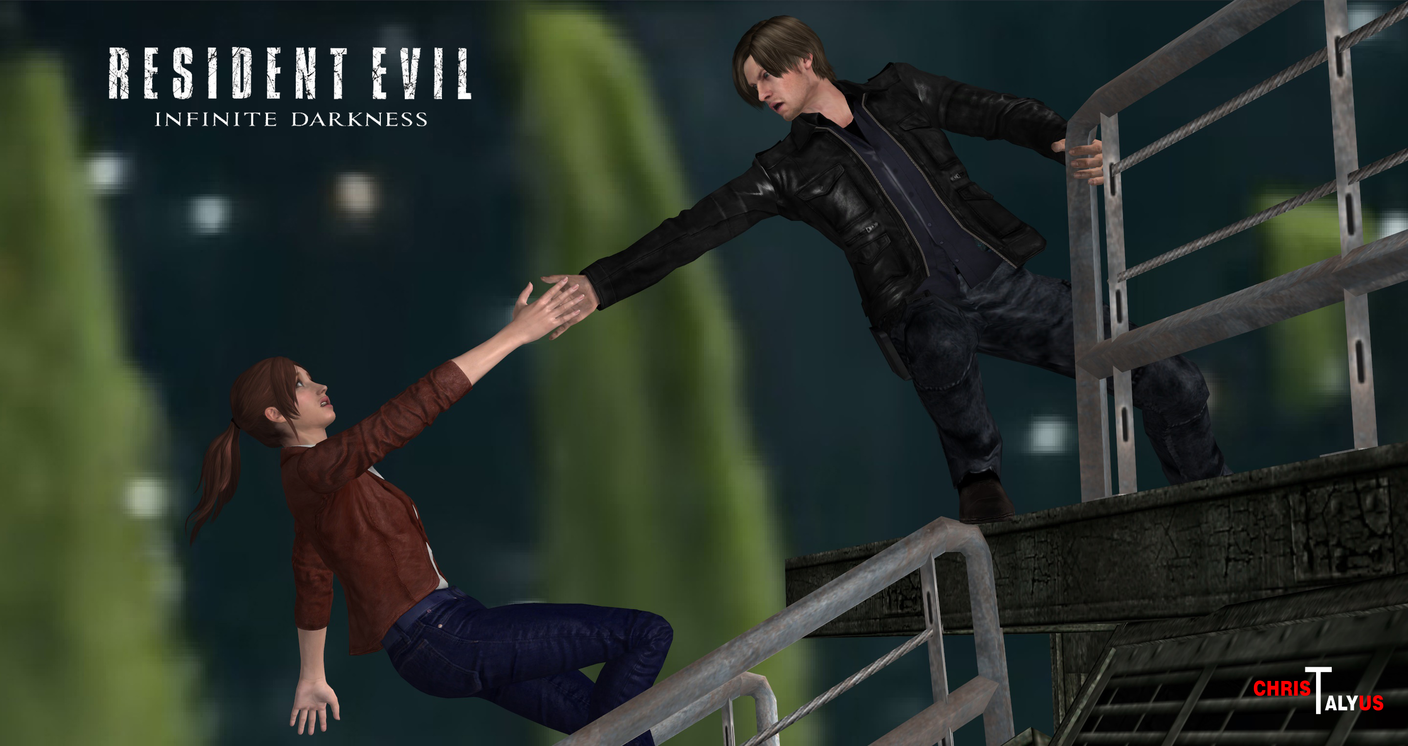 RESIDENT EVIL: Infinite Darkness Special character art featuring