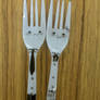 I drew on some forks...
