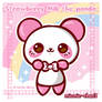 kawaii Strawberry Milk panda