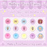 Cute Button Badges Bow Edition