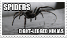 Stamp: Ninja Spiders