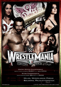 WWE WrestleMania Revenge Tour (Italy) - Poster