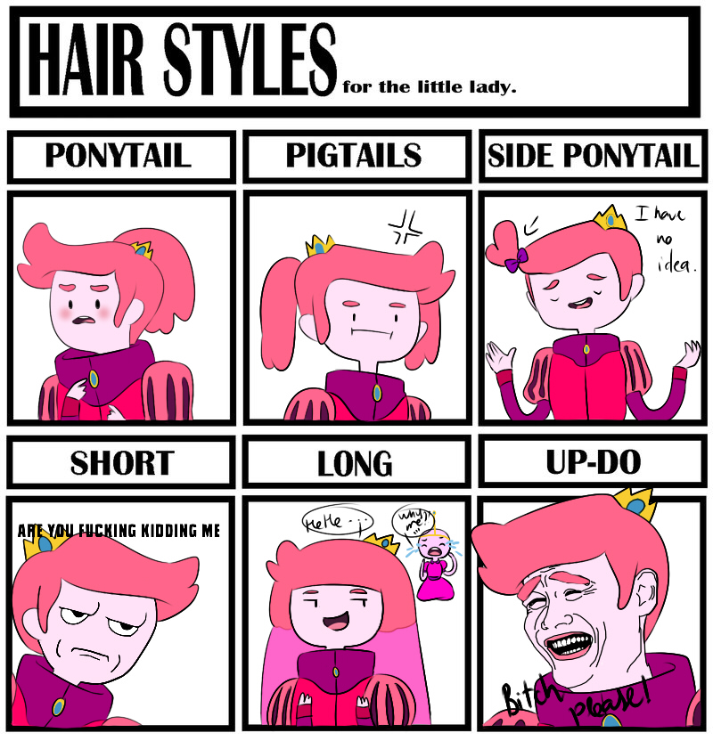 Hair style meme - Prince Gumball