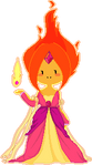 Flame Princess Pixel by natto-ngooyen