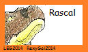 T-Rex Girl: Rascal Stamp by RexyGal