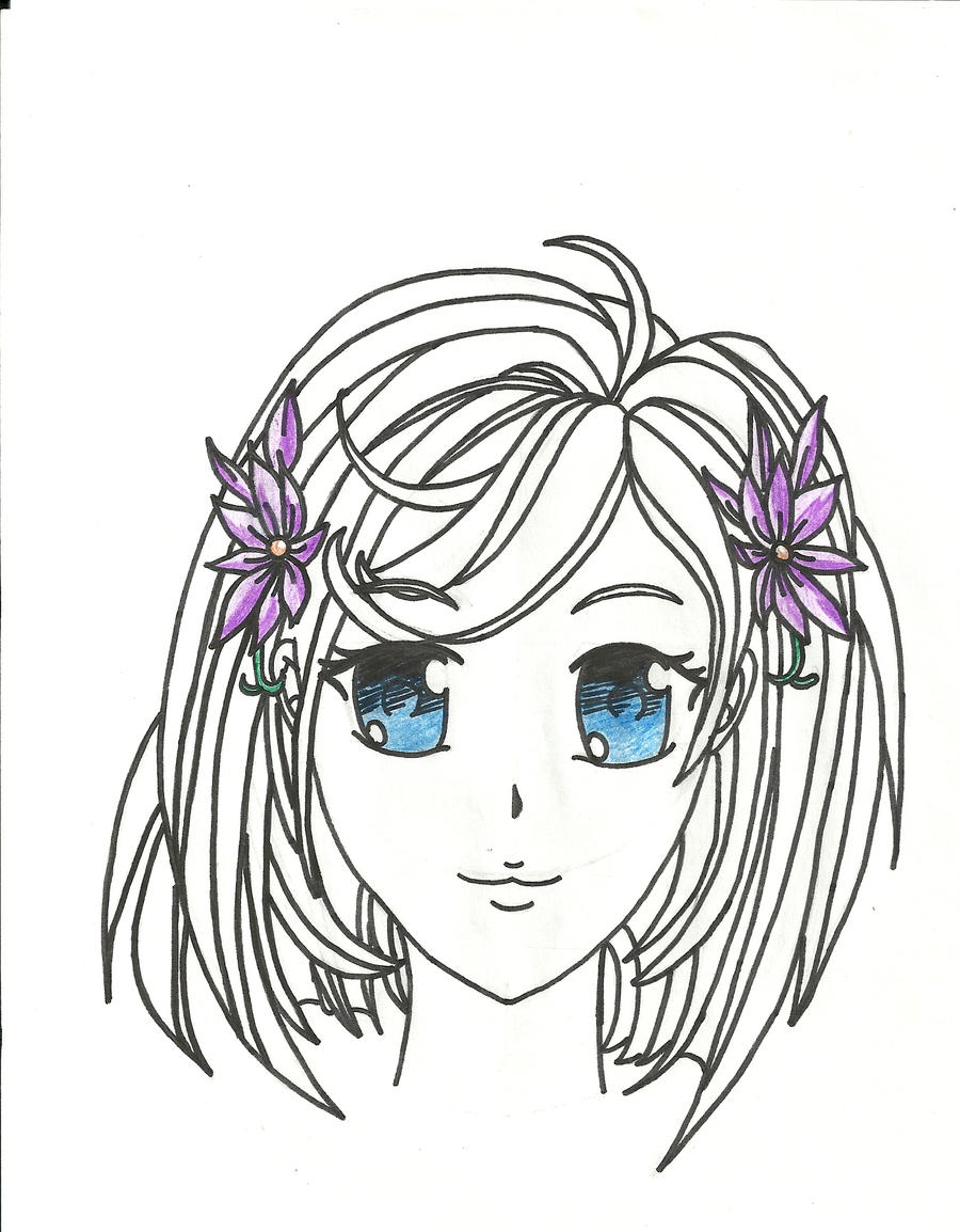 Anime Face - Front View by ZippyatDA on DeviantArt Anime Face - Front View by ZippyatDA on DeviantArt