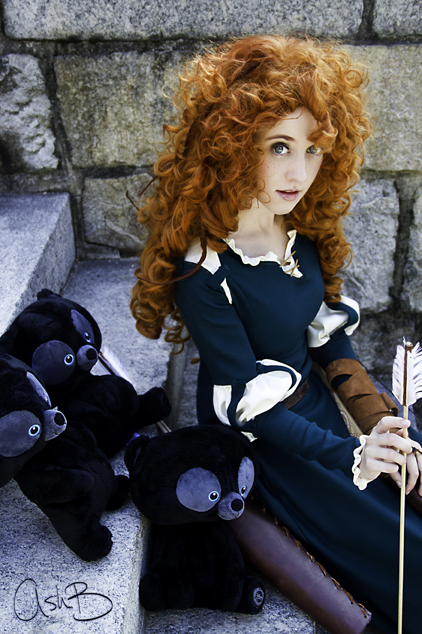 Kaitlyn as Merida from Disney's Brave