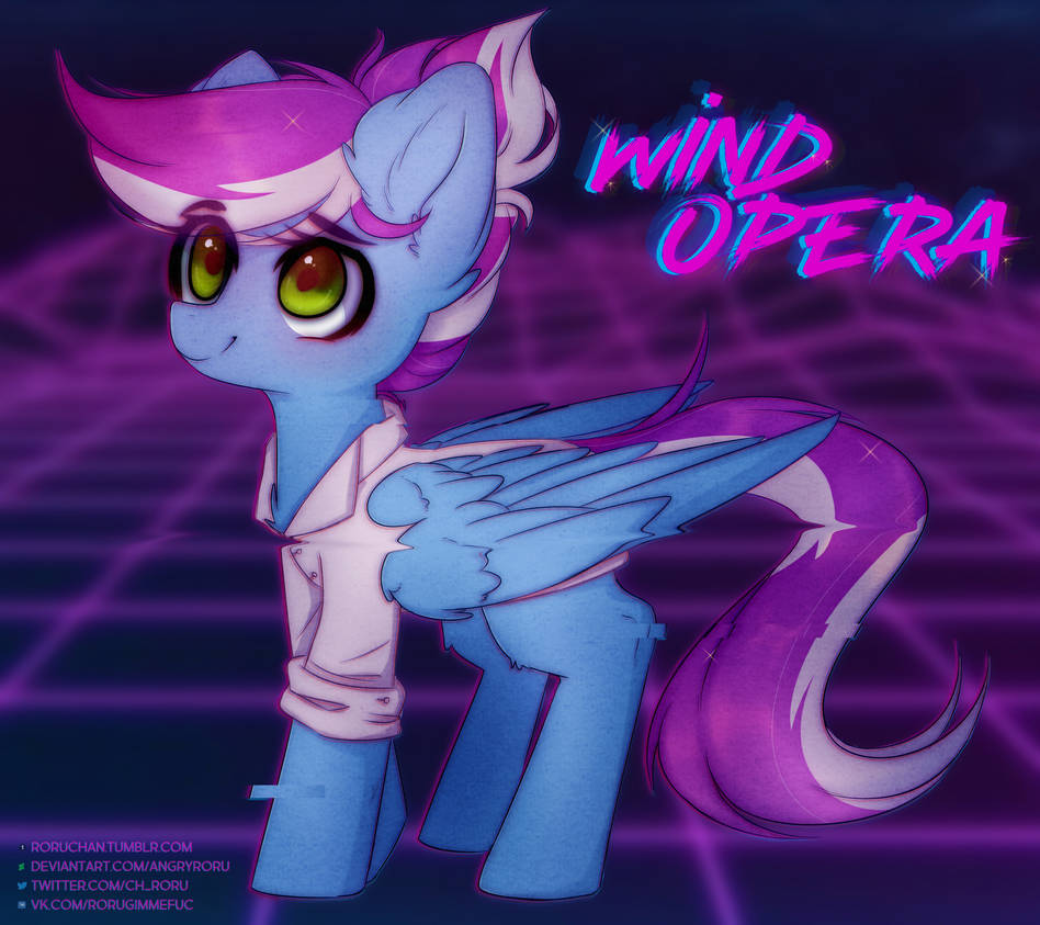 MLP commission: Wind Opera by AngryRoru on DeviantArt