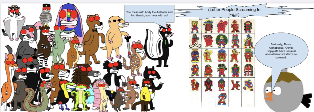 Abc Bids Deviantart Unusual Animal ABC Friends Vs AngryBirdsRules2006 by drinkingpatroric ...
