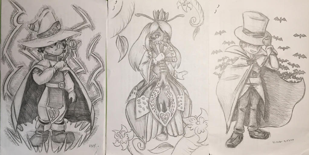 More Miitopia Sketches 