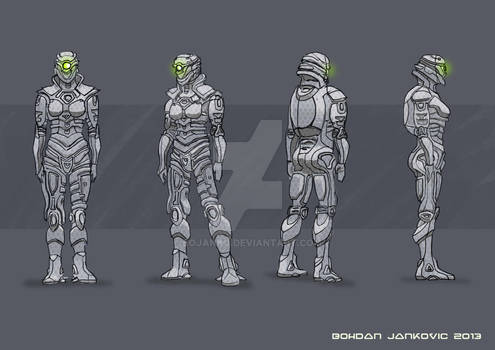 Bohdan Jankovic Sci-Fi Concept Character