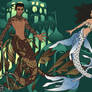 Missandei and Grey Worm Under the Sea