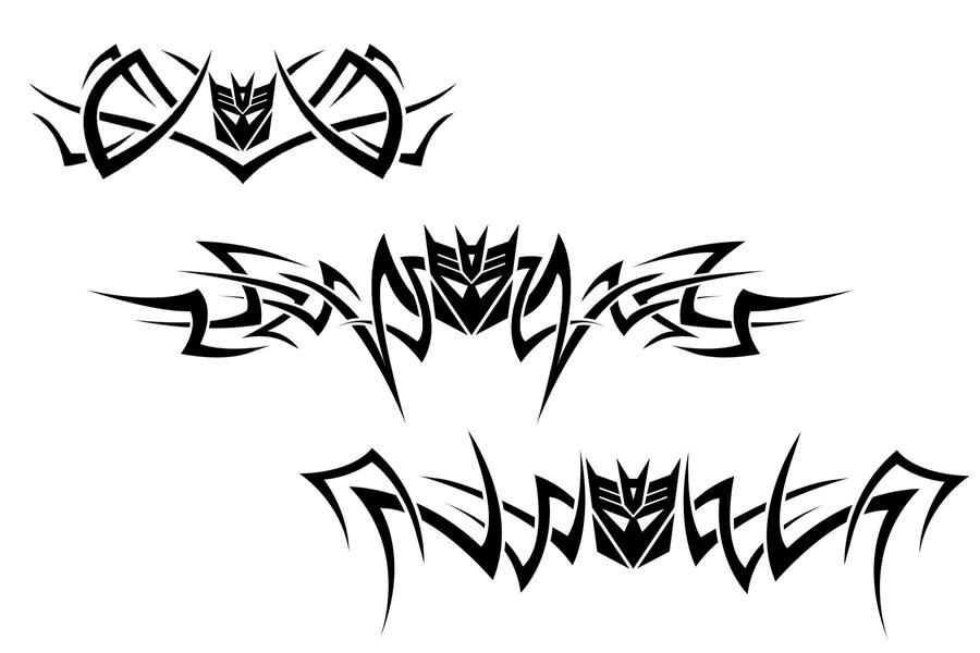 Decepticon Tribal Tattoos