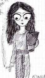 Strange little girl 01