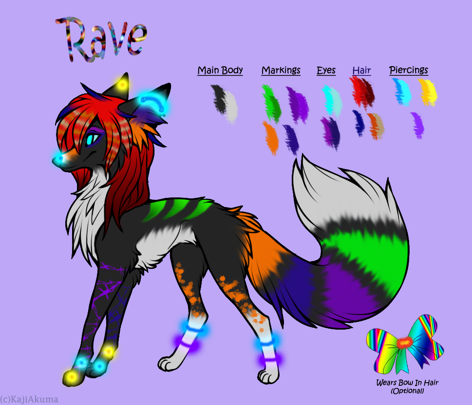 Rave ~Reference Sheet~ by KajiAkuma on DeviantArt