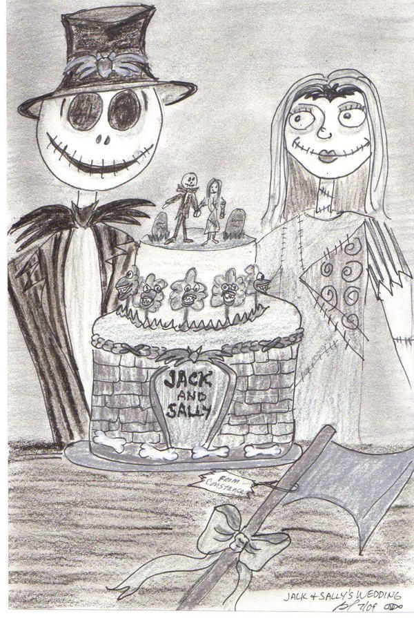 Jack and Sally's Wedding by GhosthostRose on DeviantArt