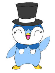 Piplup Sketch Colored