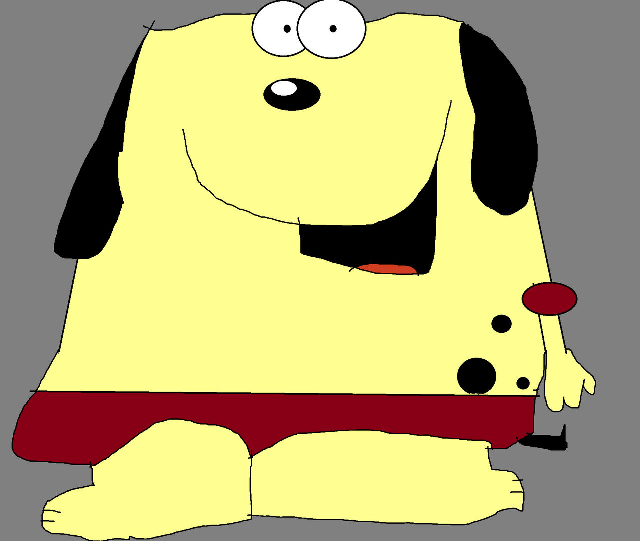 Odie from Garfield 1978 by ArielKids on DeviantArt