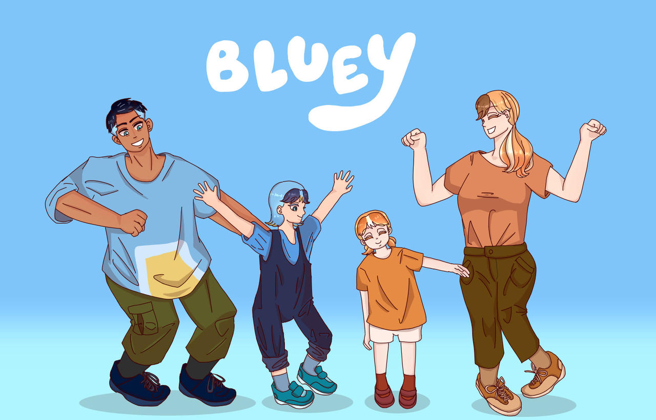 Bluey - The Heeler Family in Gacha Club! by FOZTALK-Fan-Chan on DeviantArt