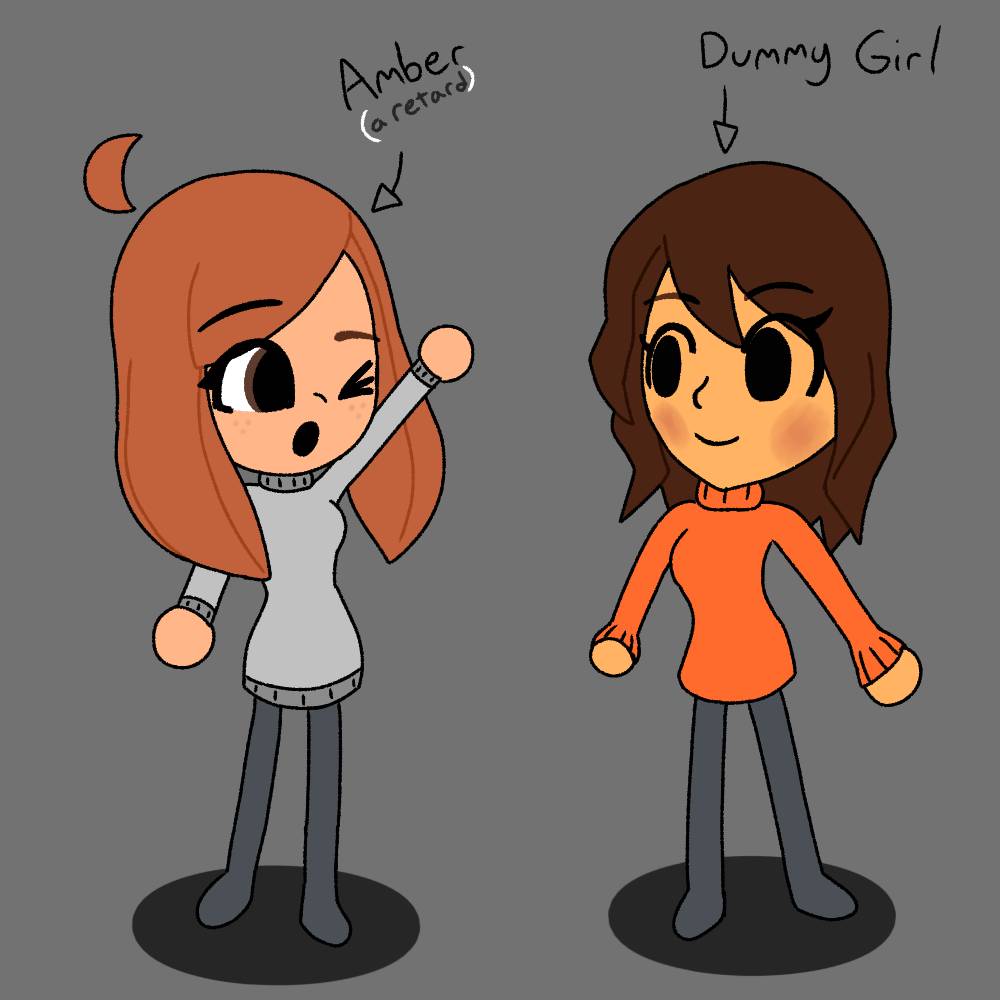 Amber Mii meets Dummy Girl Mii by ShockhardWave2 on DeviantArt
