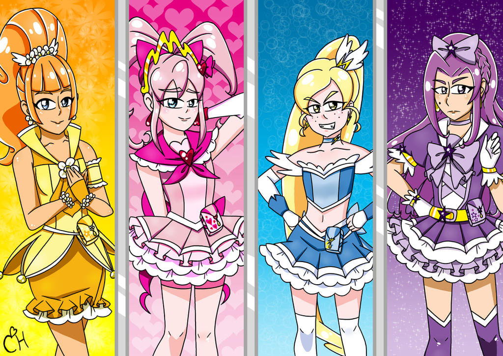 Virtue Pretty Cure! Poster by YellowflowerARTZ on DeviantArt