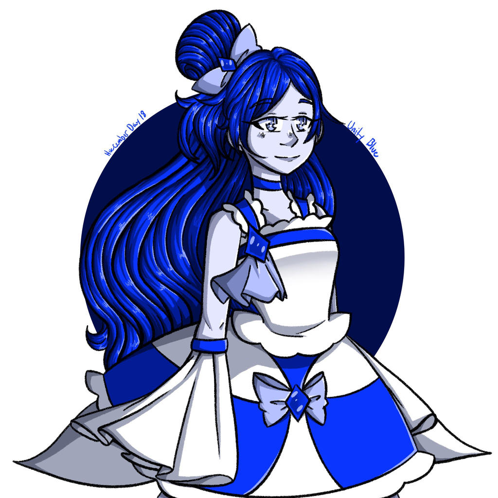 Huecember 2022 Day 18 - Unity Blue by YellowflowerARTZ on DeviantArt