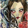 ACEO :: Song For A Silent Rose