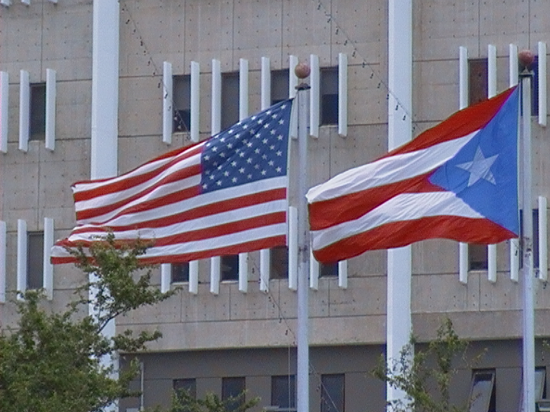 U.S.A and Puerto Rico FLAGS