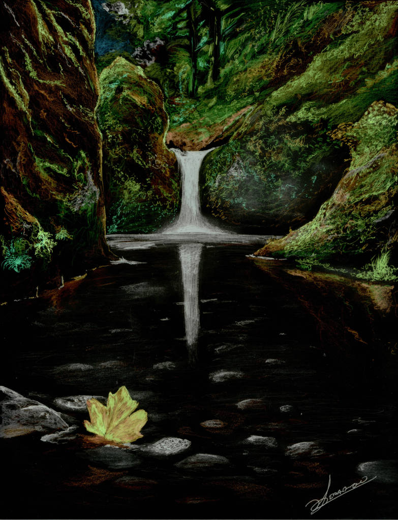 Negative Waterfall Negative Waterfall by Gerardo667 on DeviantArt