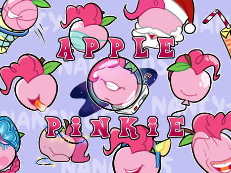Apple Pinkie Stickerpack