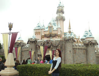 Me In Front of Sleeping Beauty's Castle